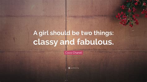 chanel a girl should be two things|coco chanel two things.